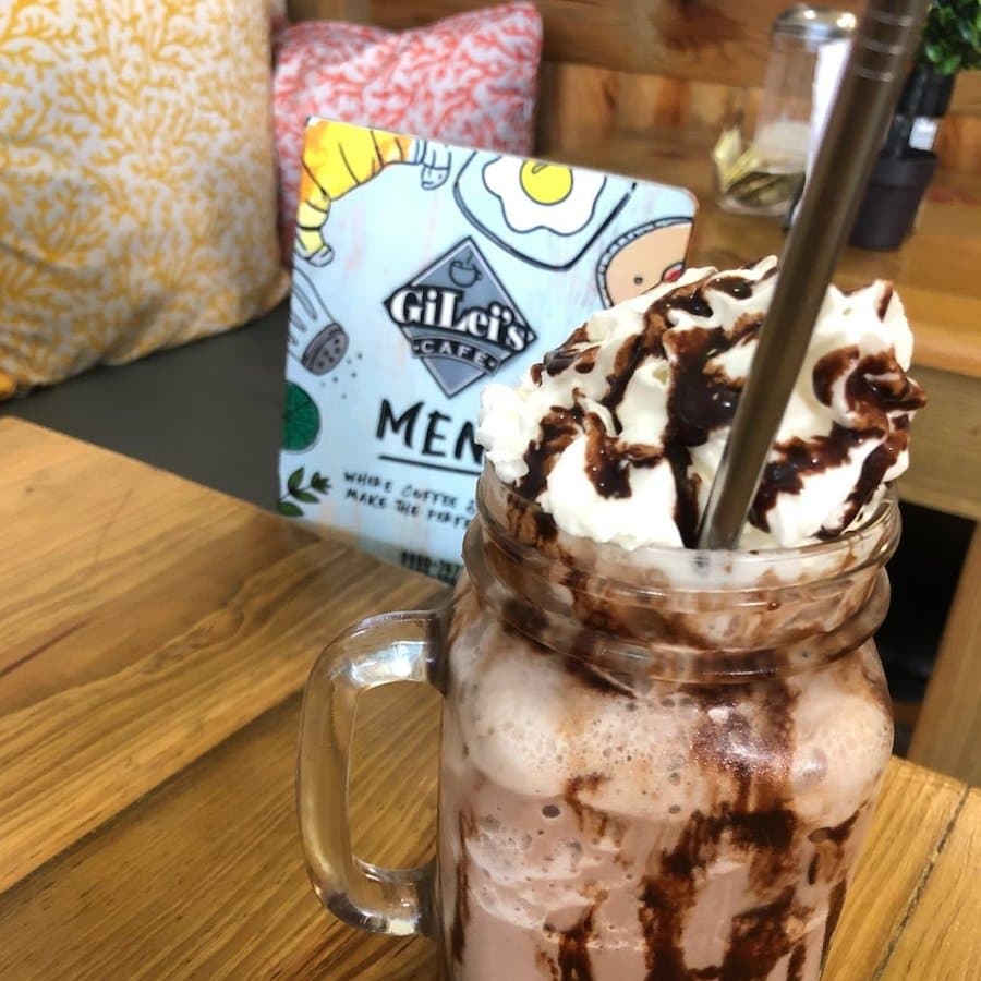GiLei's signature chocolate milkshake